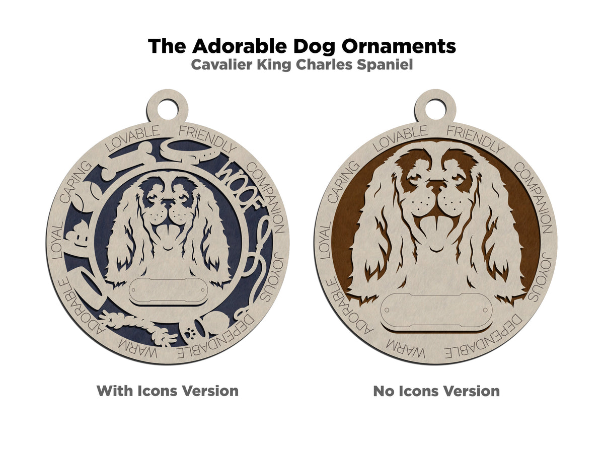 Cavalier King Charles Spaniel Dog Ornament (48)