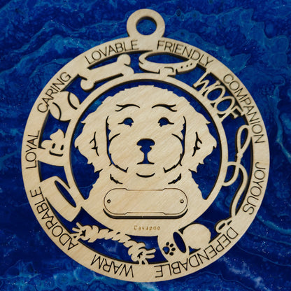 Cavapoo Dog Ornament