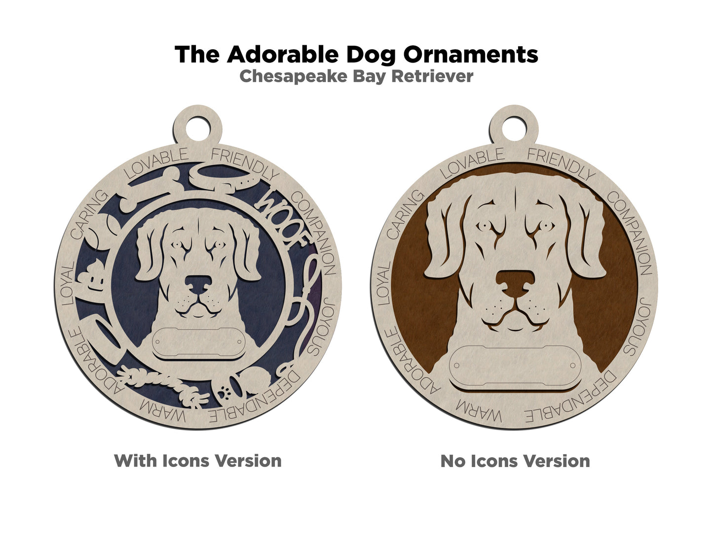 Chesapeake Bay Retriever Dog Ornament