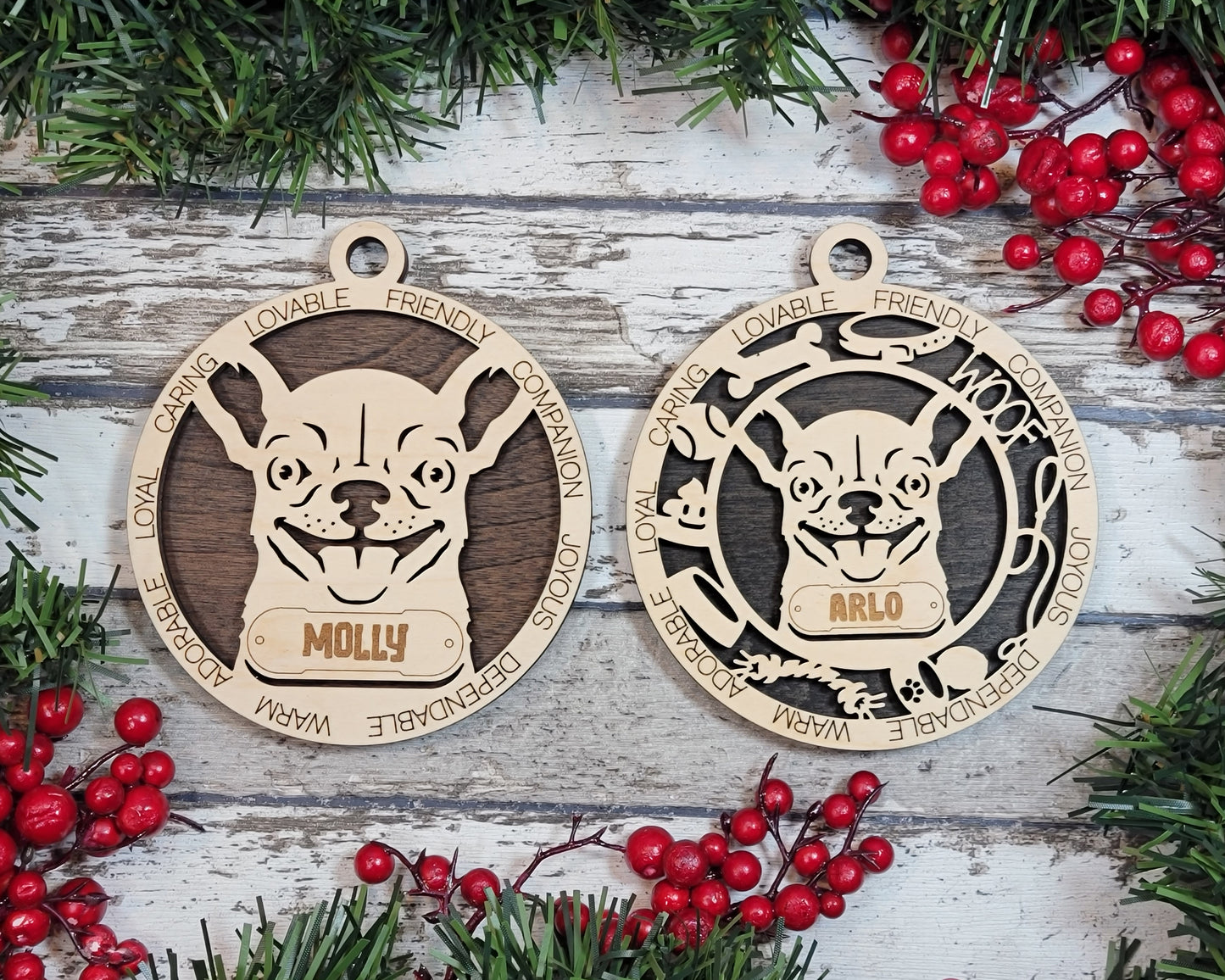 Adorable Dog Ornaments Pack 1