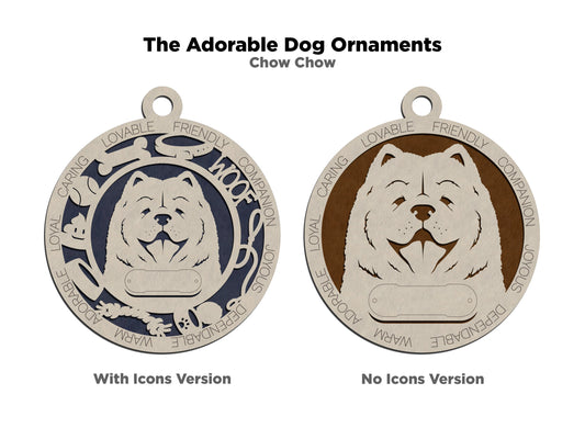 Chow Chow Dog Ornament (53)