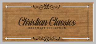 Classic Christian Carol Ornament Storage Box