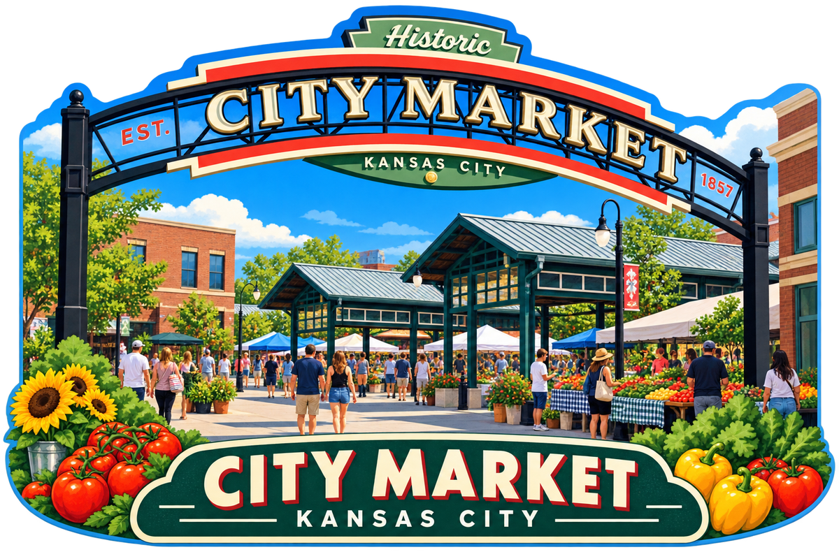 Kansas City Farmers Market MCM Theme