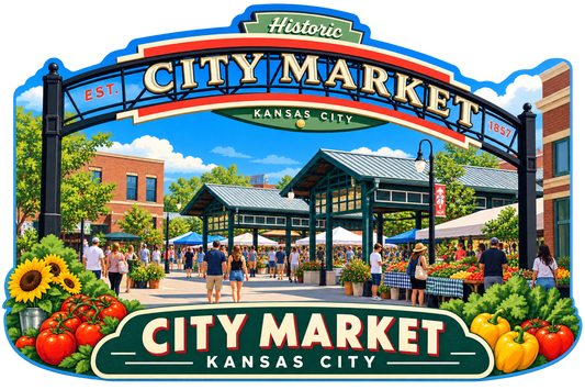 Kansas City Farmers Market MCM Theme
