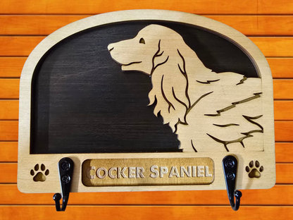 Cocker Spaniel Leash Holder