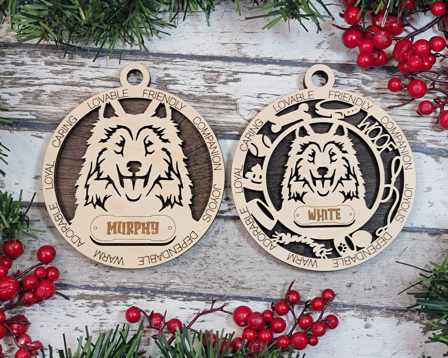Adorable Dog Ornaments Pack 1