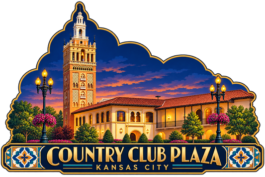 Country Club Plaza Magnet (Art Deco Twilight Theme)