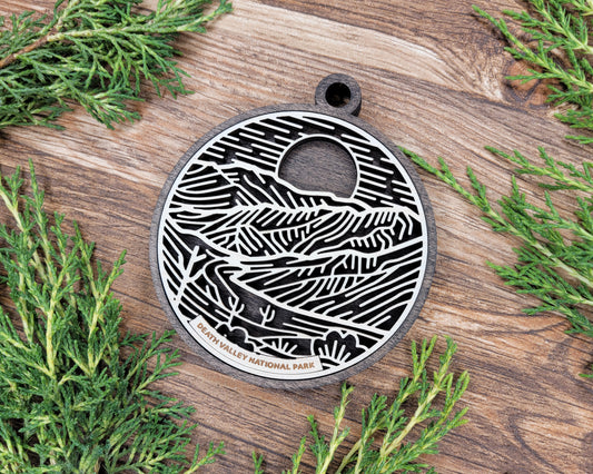 Death Valley National Park Line Art Ornament