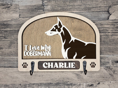 Doberman Leash Holder