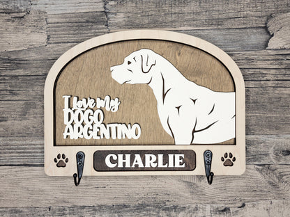 Dogo Argentino (Regular) Leash Holder