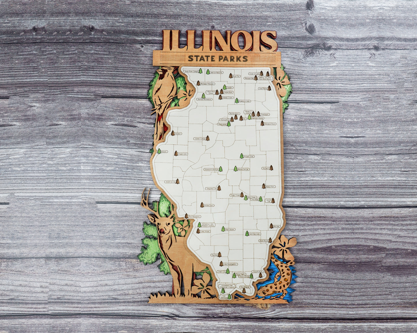 Illinois State Park Map