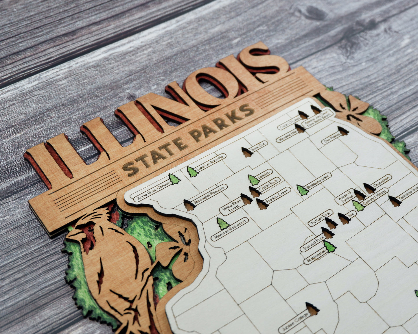 Illinois State Park Map