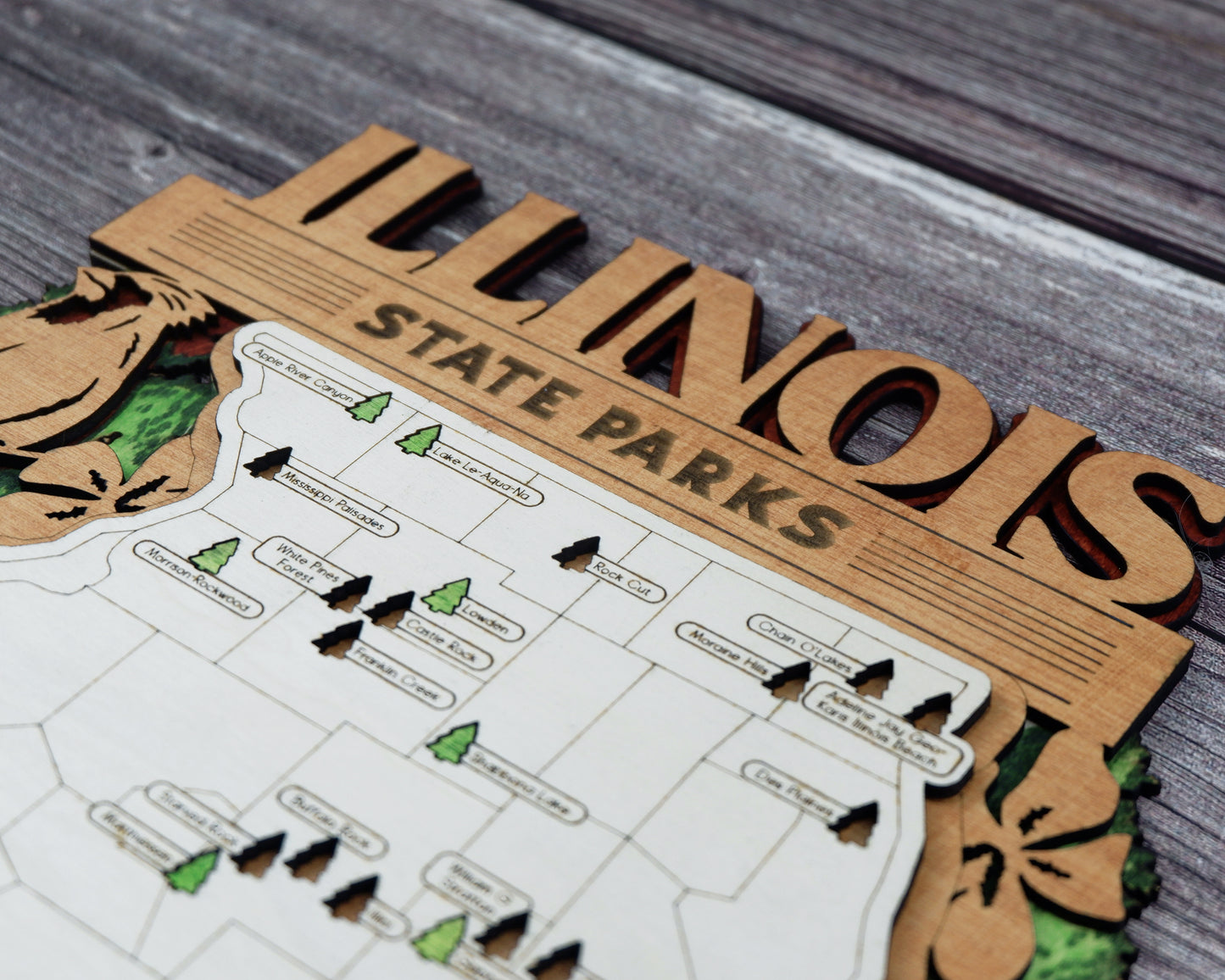 Illinois State Park Map