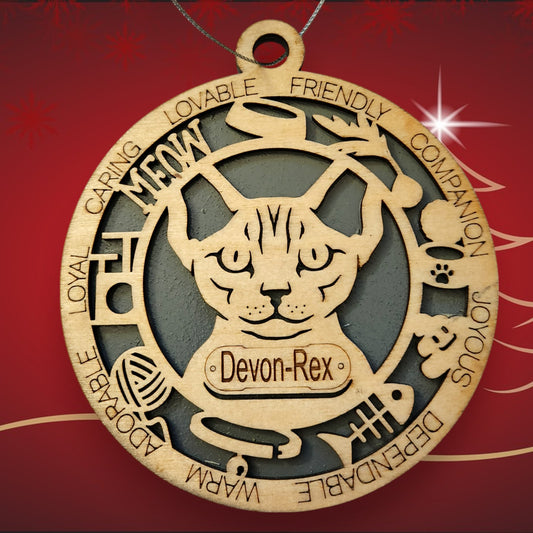 Devon-Rex Cat (With Icons)