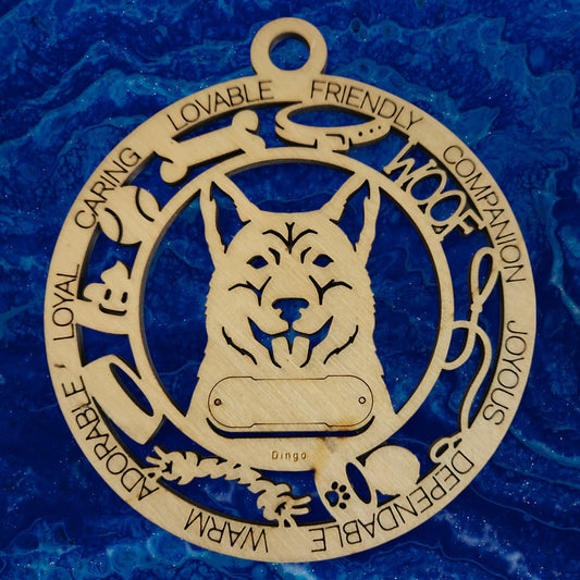 Dingo Dog Ornament