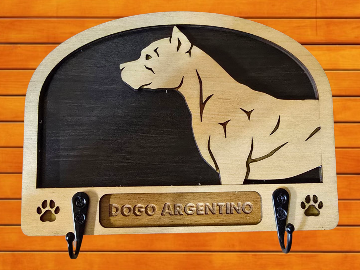 Dogo Argentino (Cropped) Leash Holder