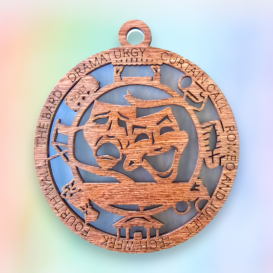 Drama & Theater Artful Ornament (Customizable)