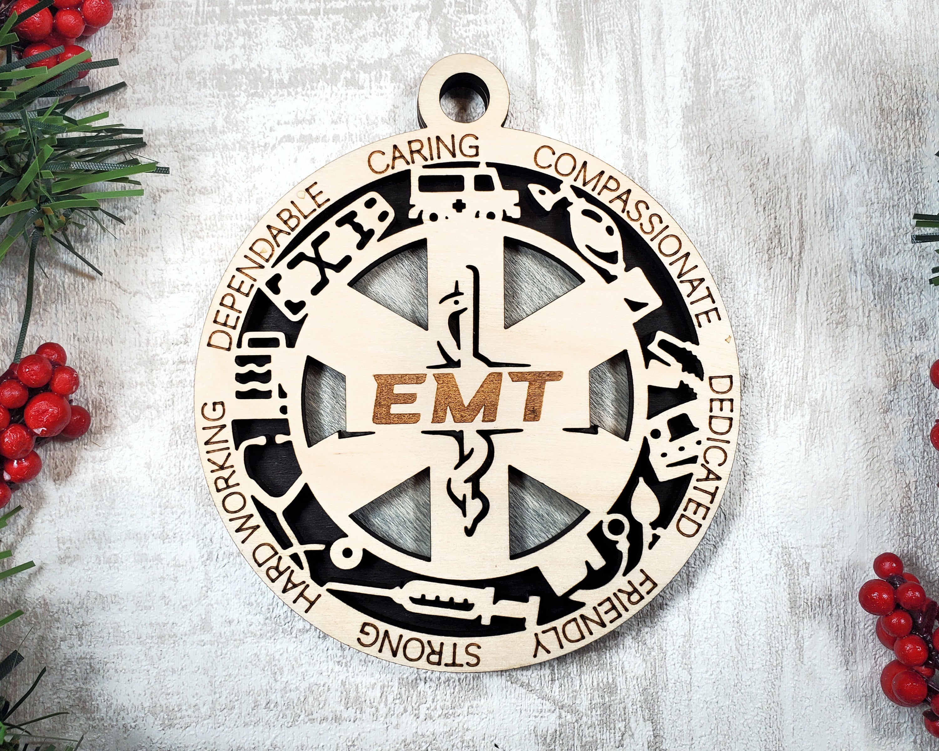 First Responder: Paramedic and EMT Ornaments – 2 Dudes Designs
