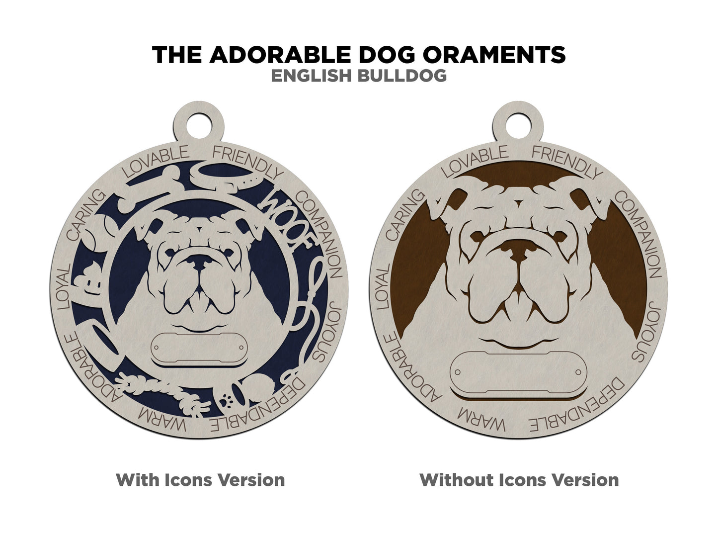 English Bulldog Ornament