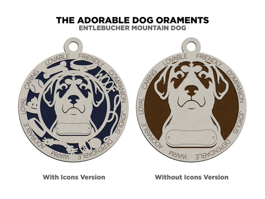 Entlebucher Mountain Dog Ornament (72)