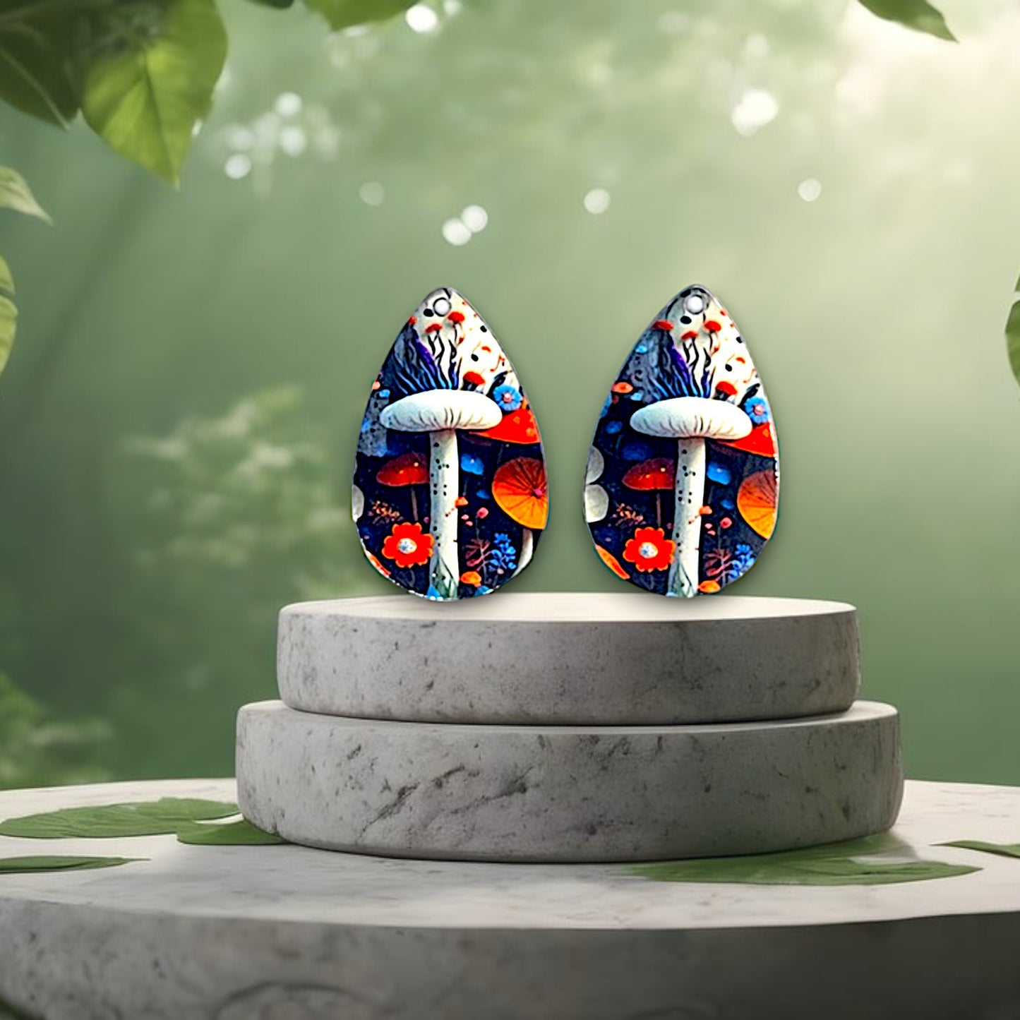 Mushroom Earrings