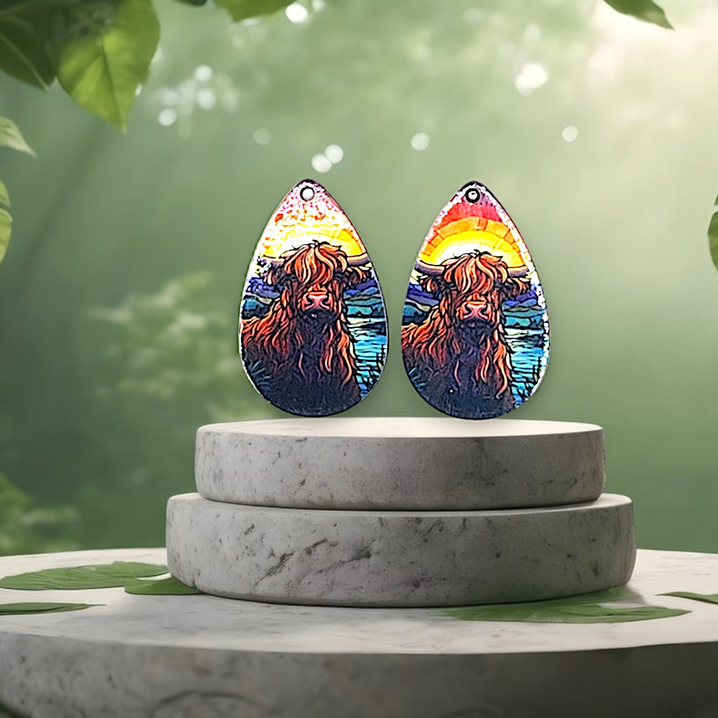 Highland Cow Earrings