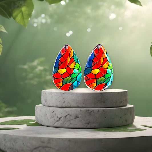 Stained Glass Earrings