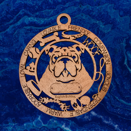 English Bulldog Ornament (67)