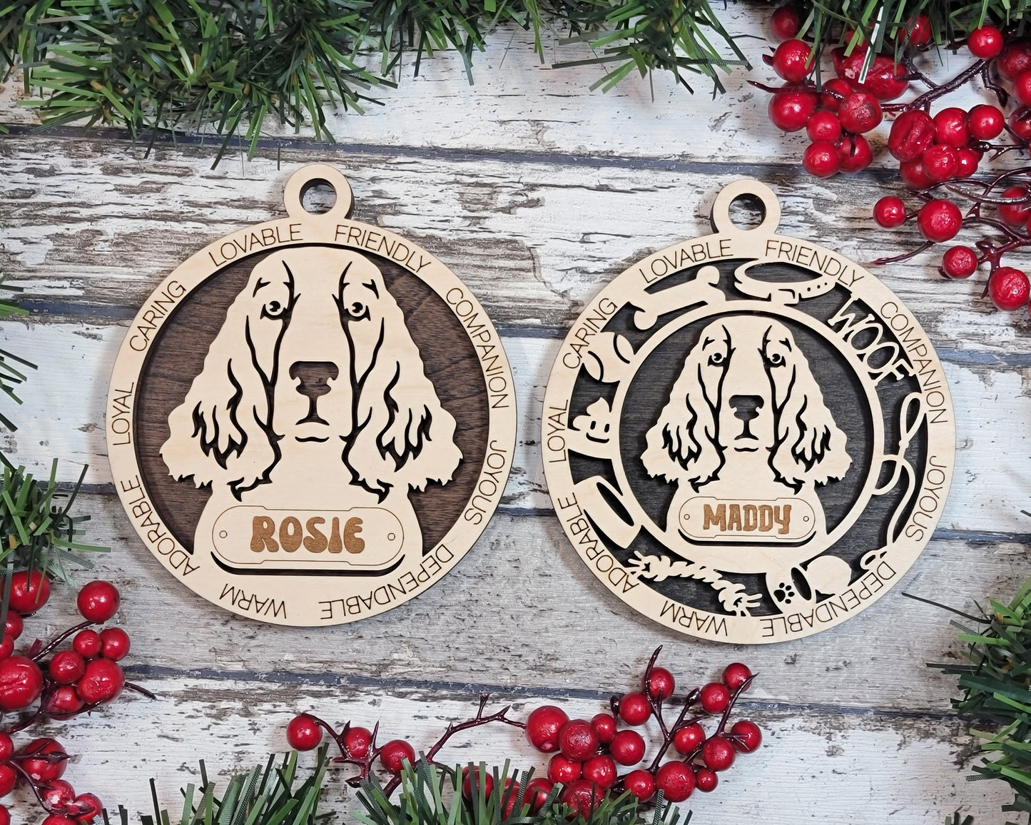 Adorable Dog Ornaments Pack 1
