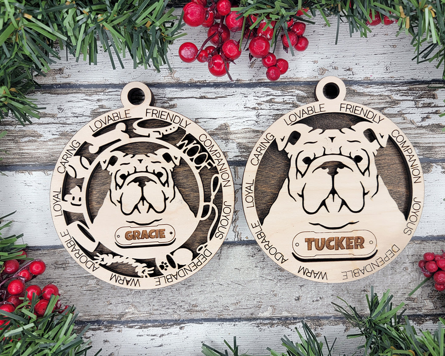 Adorable Dog Ornaments Pack 3