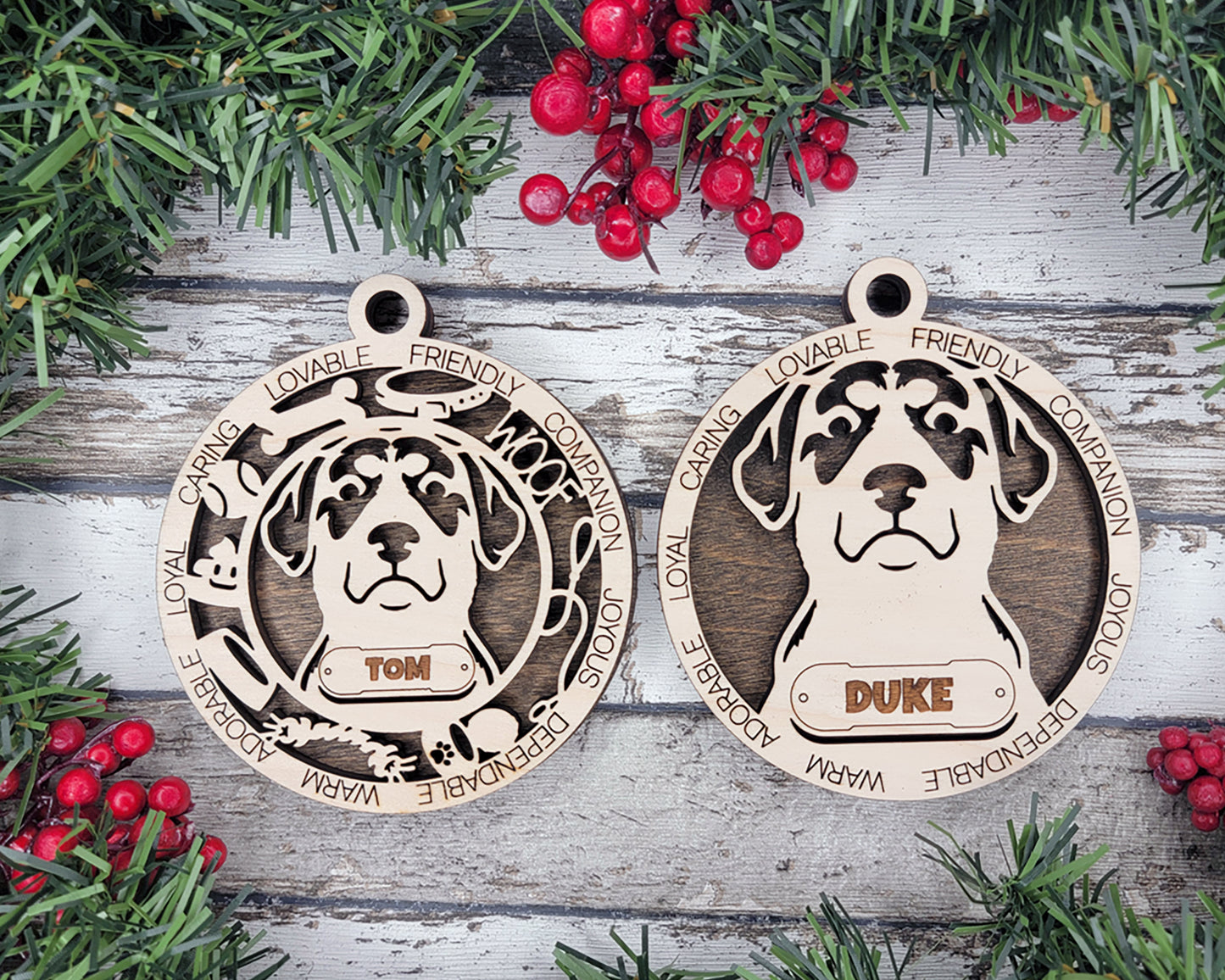 Adorable Dog Ornaments Pack 3