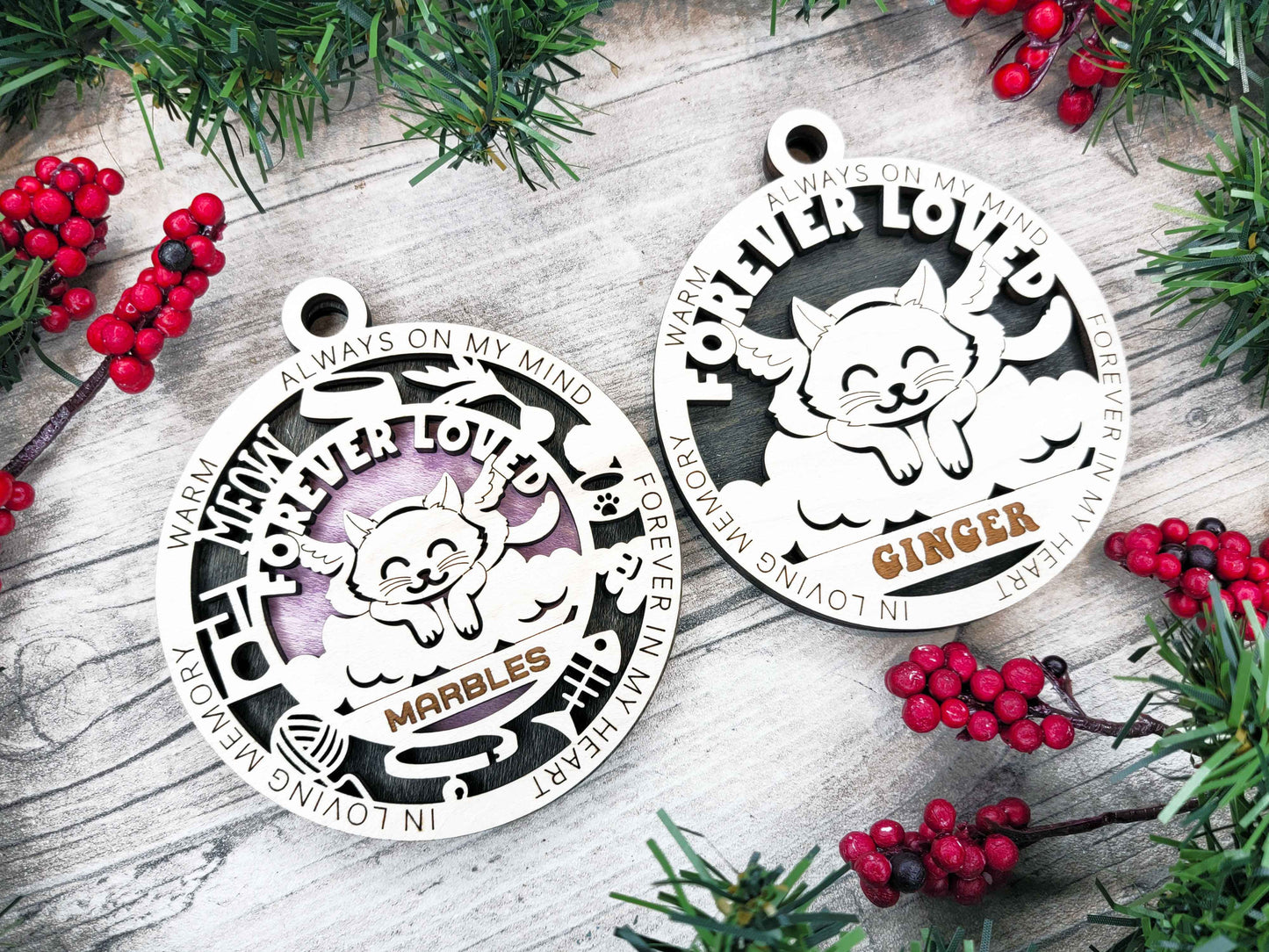 Forever Loved Cat Ornament