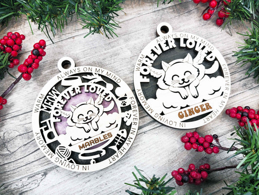 Forever Loved Cat Ornament
