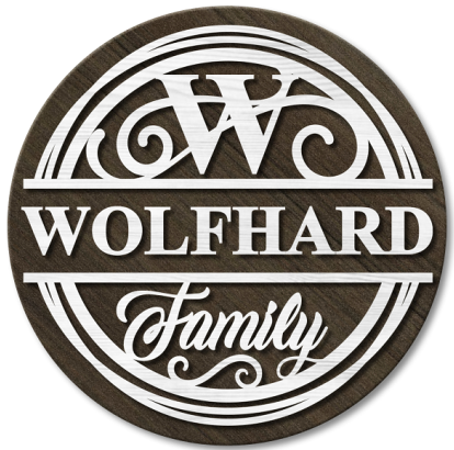 Family Personalized Home Signage