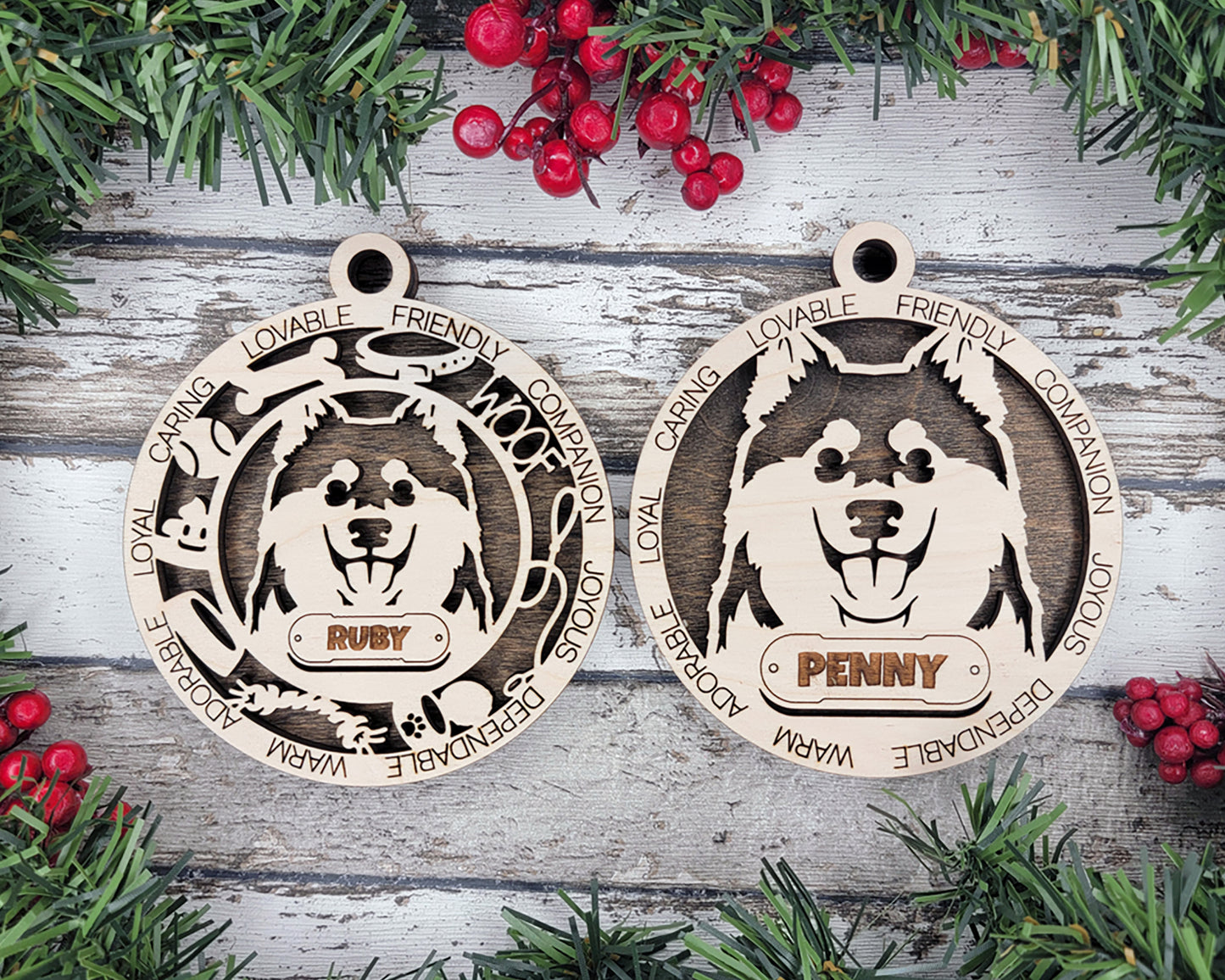 Adorable Dog Ornaments Pack 3