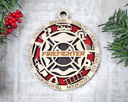 First Responder: Firefighter Ornaments