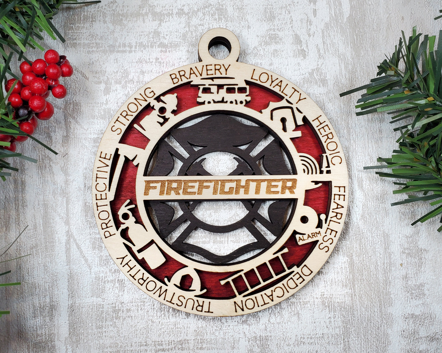 First Responder: Firefighter Ornaments