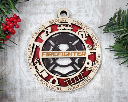 First Responder: Firefighter Ornaments