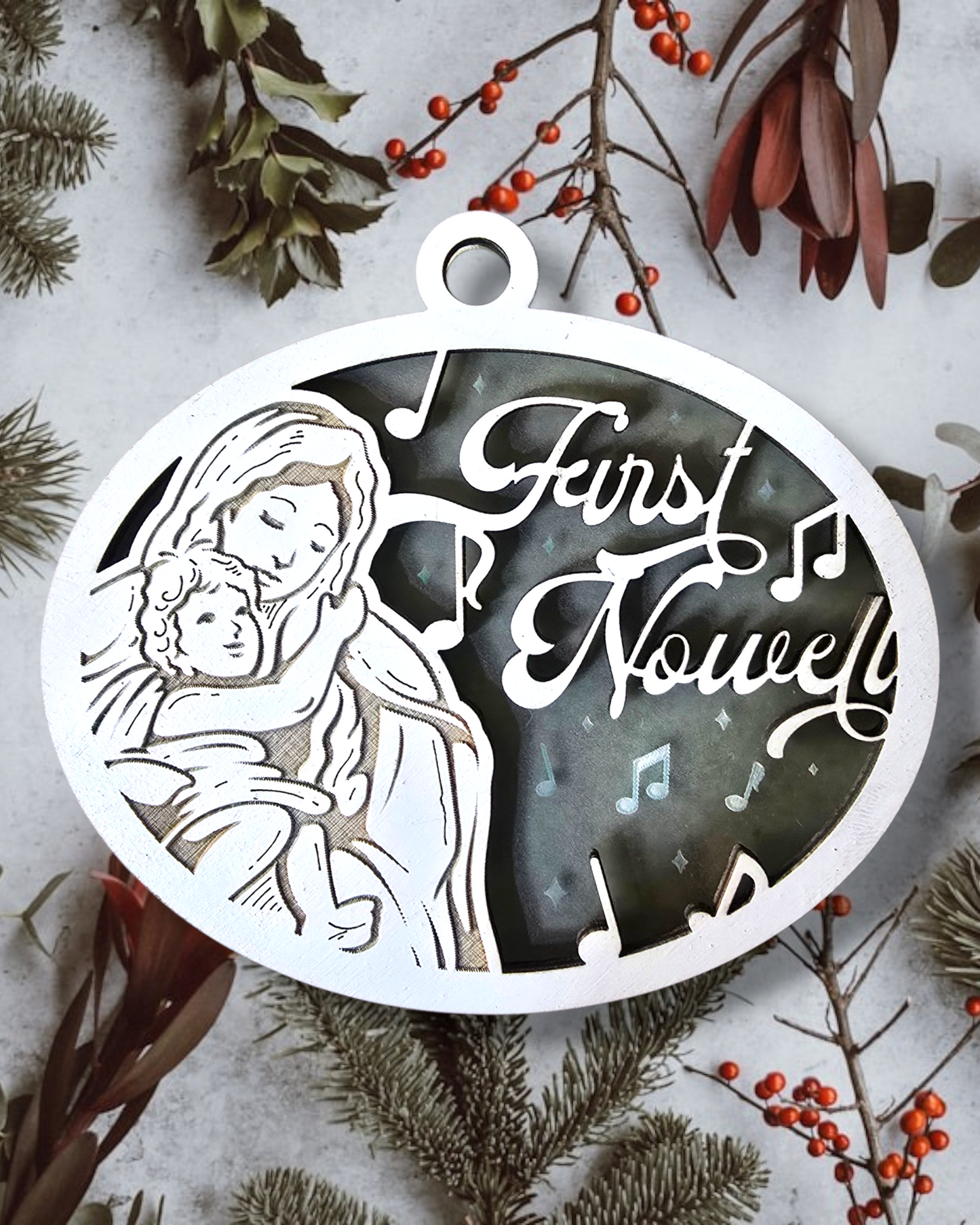 The First Noueel Classic Christian Carol Ornament