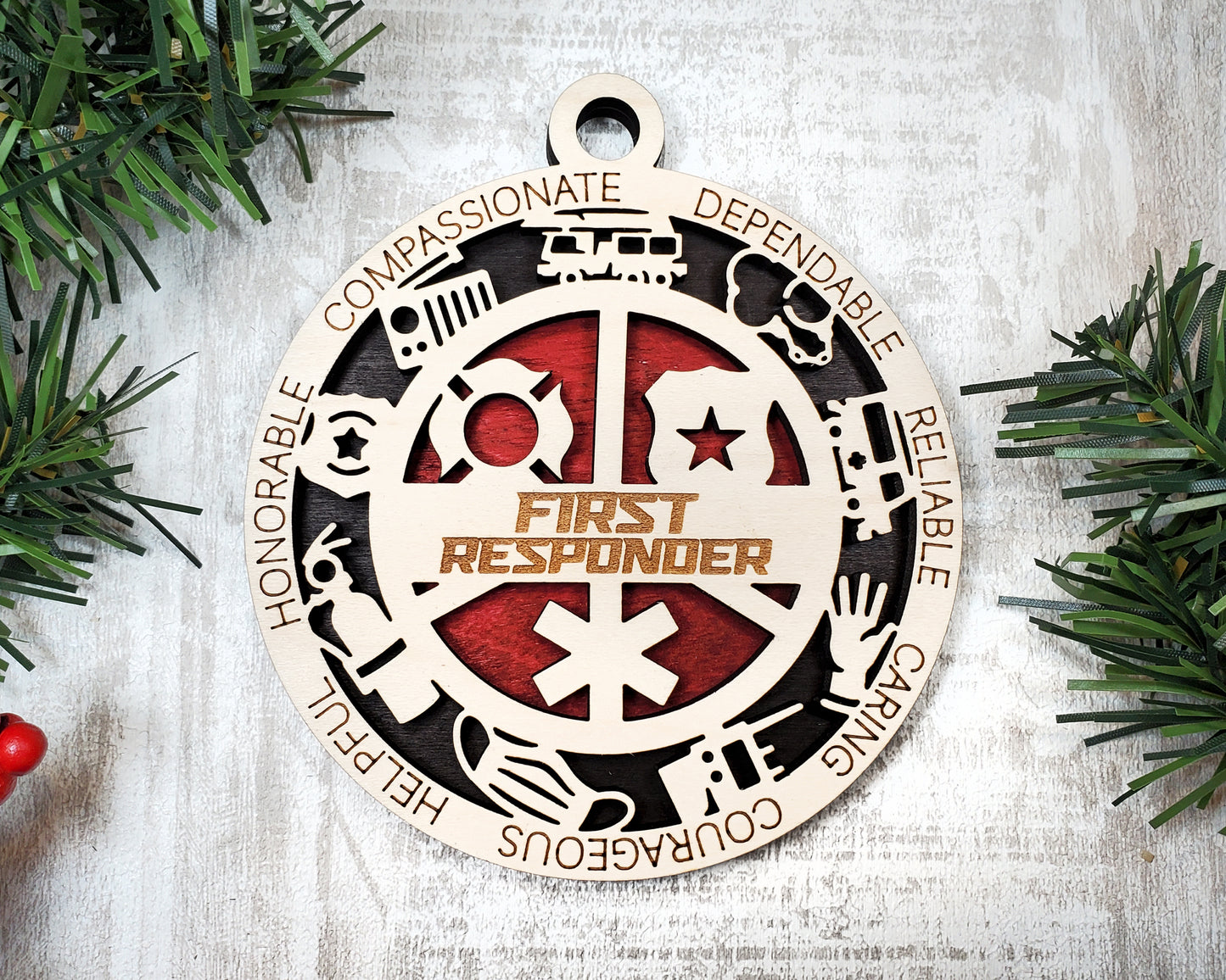 First Responder Ornaments