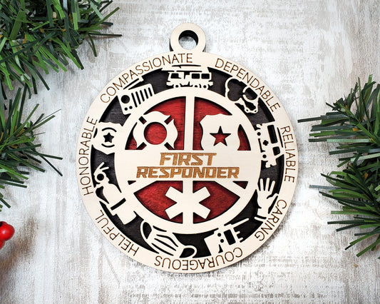 First Responder Ornaments