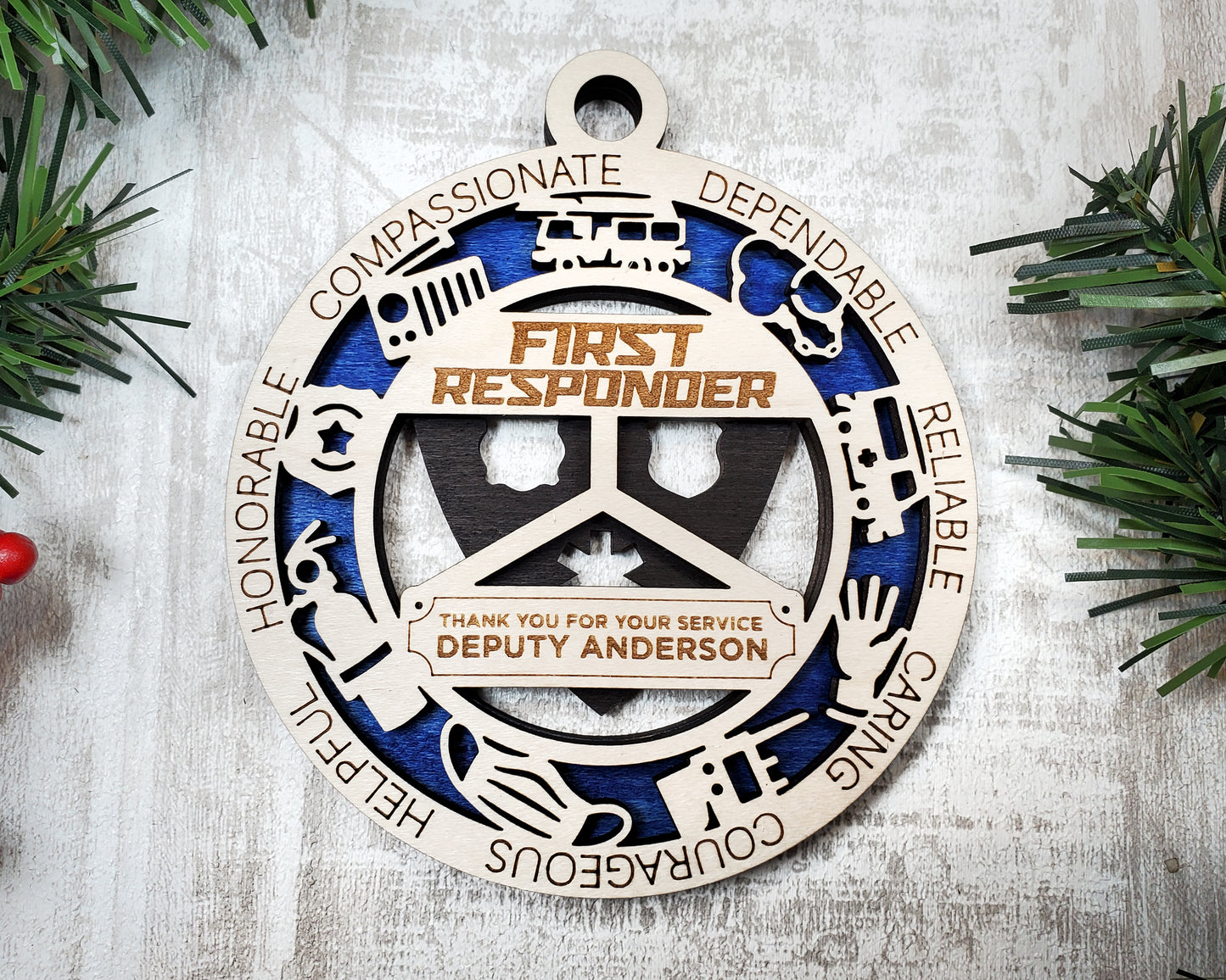 First Responder Ornaments