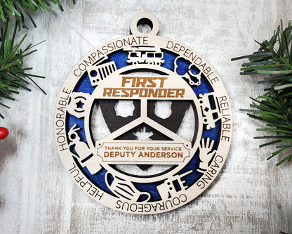 First Responder Ornaments