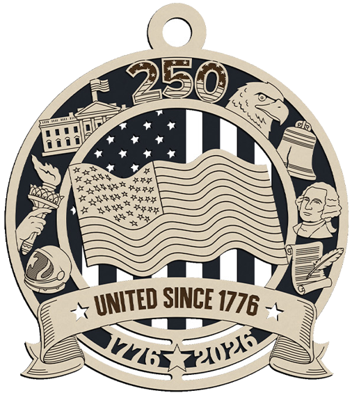 Flag 1- 250 Heritage Icon Ornament