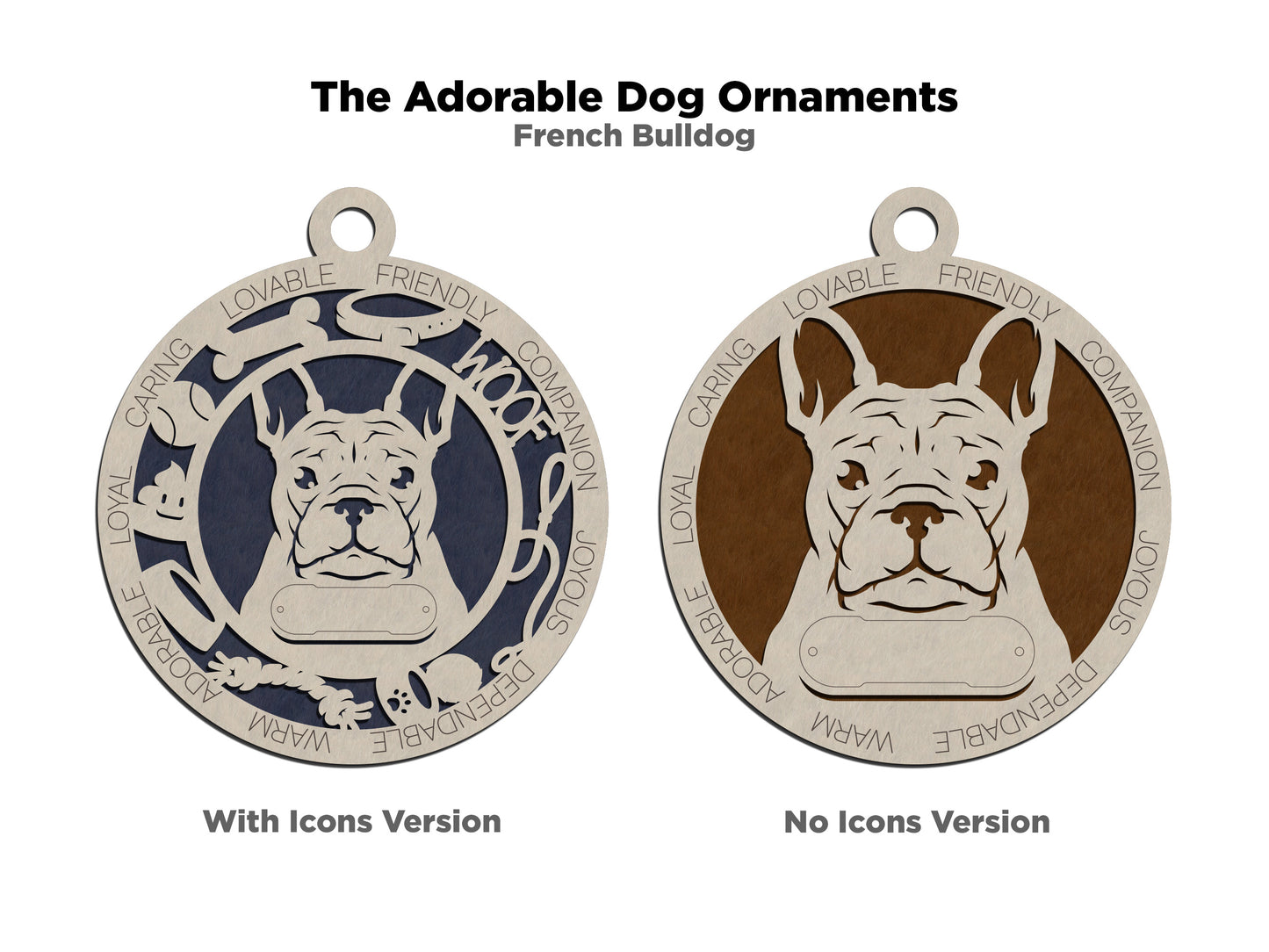 French Bulldog Dog Ornament