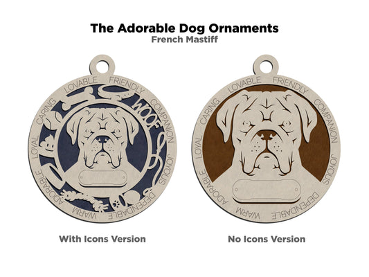 French Mastiff Dog Ornament (76)