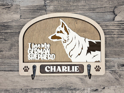 German Shepherd Leash Holder