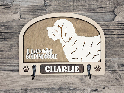 Goldendoodle Leash Holder