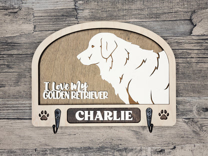 Golden Retriever Leash Holder