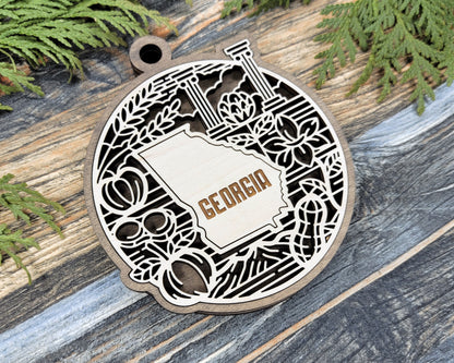 Georgia State Heritage Ornament